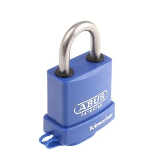 ABUS Key Weatherproof Stainless Steel Heavy Duty Padlock, 8mm Shackle, 56.5mm Body - 83WPIB/53 product image