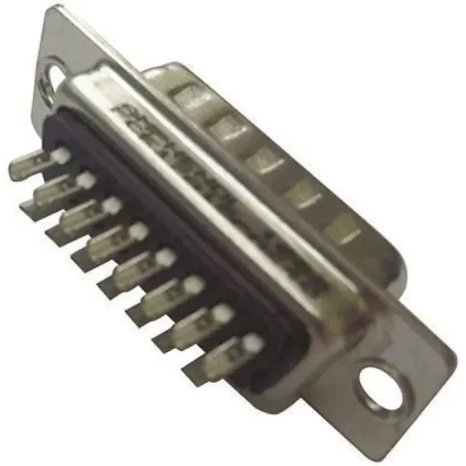 Amphenol Communications Solutions FCE17 15 Way Panel Mount D-sub Connector Plug, 2.74mm Pitch - FCE17-A15PM-240 product image