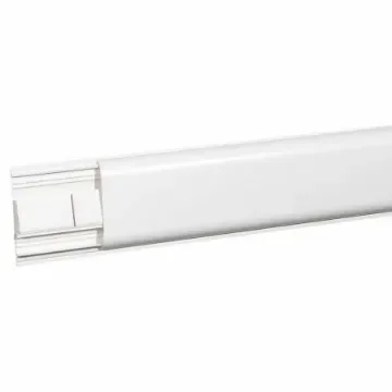 Legrand DLPlus White Skirting Trunking - Closed Slot, W120 mm x D20mm, L2m, PVC - 0 300 89 product image