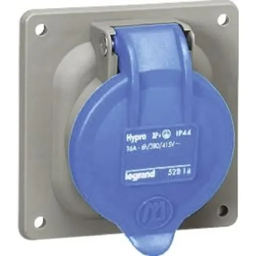 Legrand IP44 Blue Socket, Rated At 16A - 0 520 18 product image