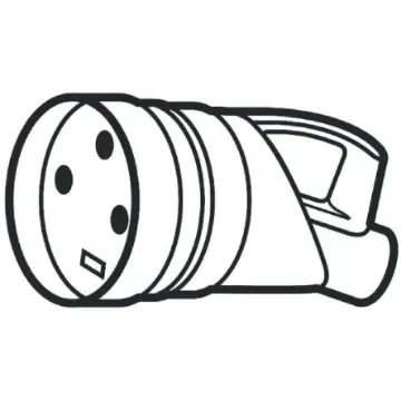 Legrand Europe Mains Connector, 32A Grey, Cable Mount Polymer, 400 V - 0 558 65 product image