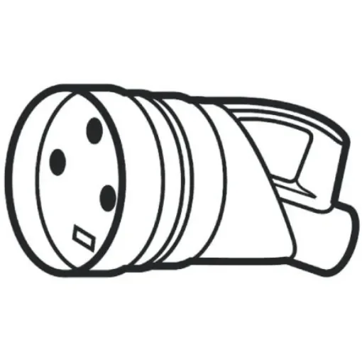 Legrand Europe Mains Connector, 32A Grey, Cable Mount Polymer, 400 V - 0 558 65 product image