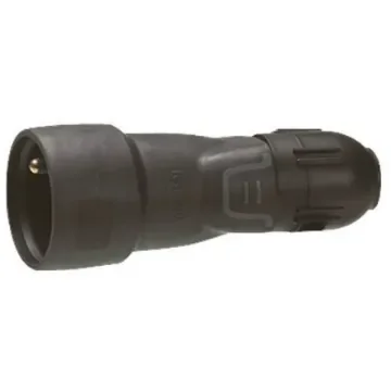 Legrand French Mains Connector, 16A Black, Cable Mount Rubber, 250 V - 0 504 43 product image