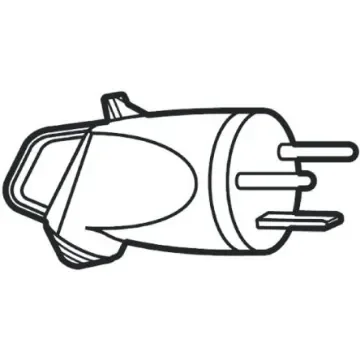 Legrand French Mains Connector, 32A Grey, Cable Mount Polymer, 400 V - 0 558 52 product image
