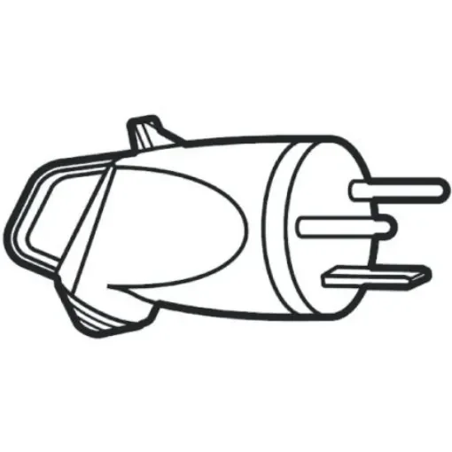 Legrand French Mains Connector, 32A Grey, Cable Mount Polymer, 400 V - 0 558 52 product image
