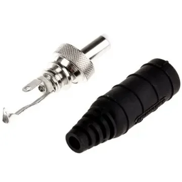 Switchcraft DC Plug Rated At 5.0A, 30.0 V, Cable Mount, length 57mm, Nickel, IP68 - S761ks15 product image