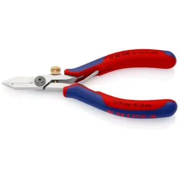 Knipex 11 82 130 Series Stripping scissors for electronics, 0,03 mm² Min, 1 mm² Max, 130 mm Overall product image