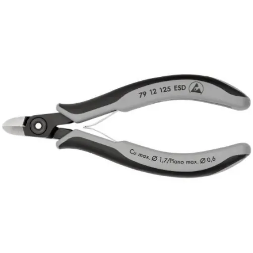 Knipex Knipex ESD Safe Precision Diagonal Cutter - 79 12 125 ESD product image