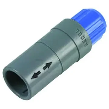 LEMO Circular Connector, 2 Contacts, Cable Mount, Socket, Female, IP50, Redel P Series - PRG.M0.2GL.LC52A product image