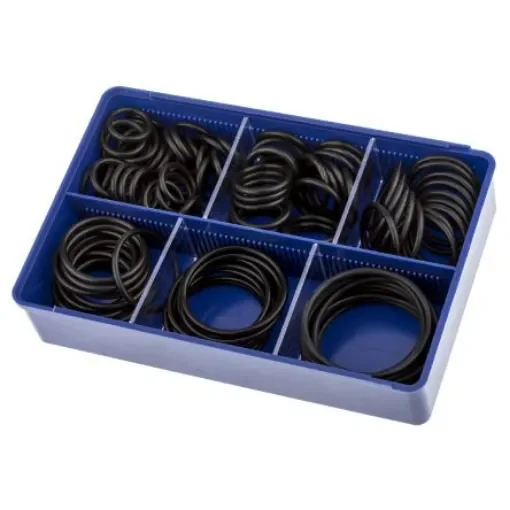 RS PRO Imperial O-Ring Kit to suit SAE Flanges Nitrile, Kit Contents 125 Pieces - 7058974 product image