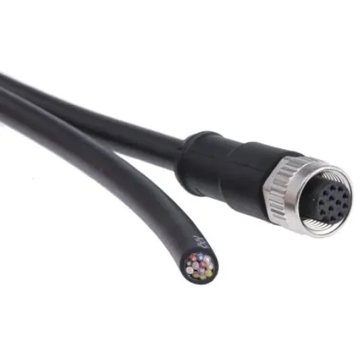 Binder Straight Female 12 way M12 to Unterminated Sensor Actuator Cable, 2m - 79-3490-32-12 product image
