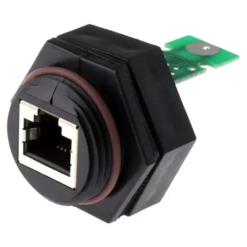 TE Connectivity 1-1546409 Series Female RJ45 Connector, Cable Mount, Cat5 Straight 1 Port 8 -Way - 1-1546409-1 product image