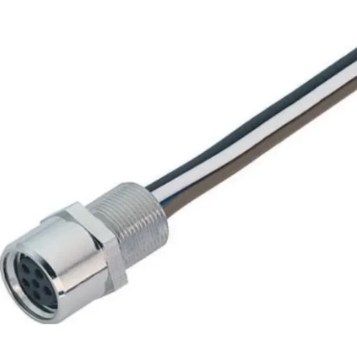 Binder Female 6 way M8 to Unterminated Sensor Actuator Cable, 200mm - 09-3462-00-06 product image