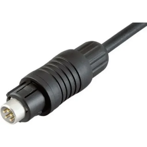Binder Circular Connector, 5 Contacts, Cable Mount, Subminiature Connector, Plug, Male, IP67, 430 Series - 99-4913-00-05 product image