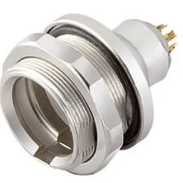 Binder Circular Connector, 8 Contacts, Panel Mount, Subminiature Connector, Socket, Male, IP67, 430 Series - 09-4931-080-08 product image