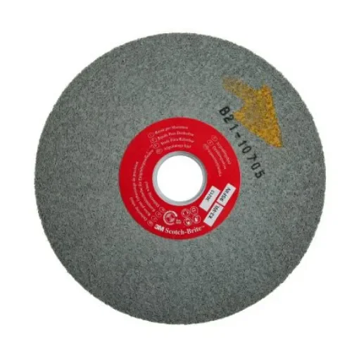 3M EX3 Scotch-Brite Silicon Carbide Deburring & Finishing Wheel, 150mm Diameter, Fine - 30213 product image