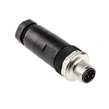 binder Circular Connector, 8 Contacts, Cable Mount, M12 Connector, Plug, Male, IP67, 713 Series - 99-0487-12-08 product image
