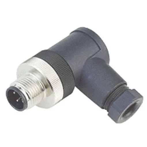 Binder Circular Connector, 12 Contacts, Cable Mount, M12 Connector, Plug, Male, IP67, 713 Series - 99-0491-52-12 product image