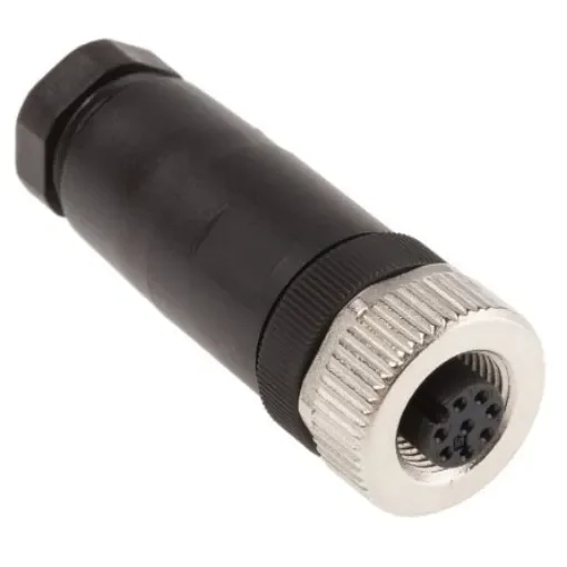binder Circular Connector, 8 Contacts, Cable Mount, M12 Connector, Socket, Female, IP67, 713 Series - 99-0486-12-08 product image