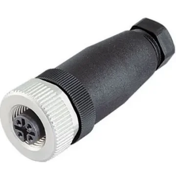 binder Circular Connector, 12 Contacts, Cable Mount, M12 Connector, Socket, Female, IP67, 713 Series - 99-0492-12-12 product image