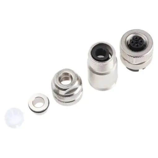 binder Circular Connector, 4 Contacts, Cable Mount, M12 Connector, Plug, Female, IP67, 713 Series - 99-1430-814-04 product image