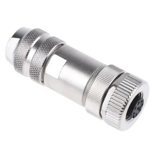 binder Circular Connector, 8 Contacts, Cable Mount, M12 Connector, Plug, Female, IP67, 713 Series - 99-1486-812-08 product image