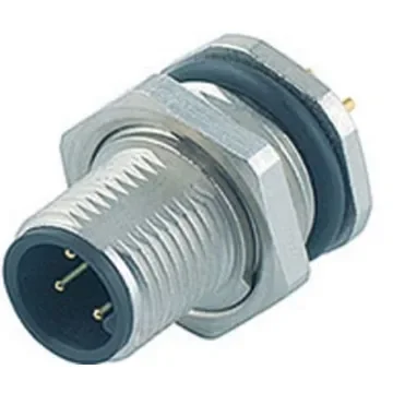 Binder Circular Connector, 8 Contacts, Panel Mount, M12 Connector, Socket, Male, IP67, 713 Series - 09-3481-680-08 product image