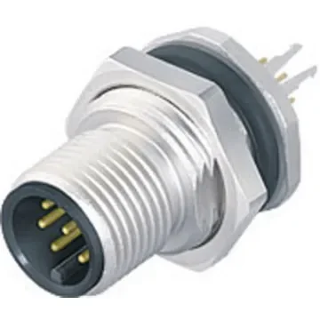 binder Circular Connector, 8 Contacts, Panel Mount, M12 Connector, Socket, Male, IP67, 713 Series - 09-3481-500-08 product image