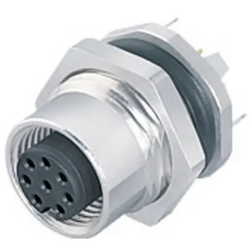 binder Circular Connector, 5 Contacts, Panel Mount, M12 Connector, Socket, Female, IP67, 713 Series - 09-3442-500-05 product image
