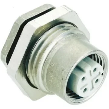 HARTING 4 Pole Din Socket, Female, Panel Mount - 21033712415 product image
