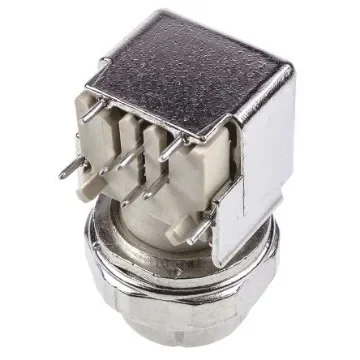 HARTING 4 Pole Right Angle M12 Din Socket, Female, PCB Mount - 21033814410 product image