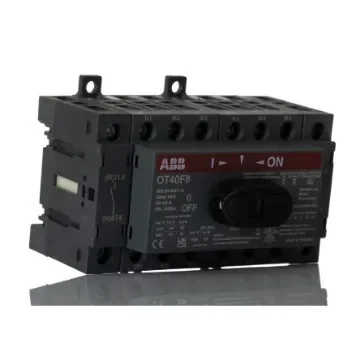 ABB 8P Pole Base Mounting Isolator Switch - 40A Maximum Current, 11kW Power Rating, IP20 - OT40F8  1SCA104938R1001 product image
