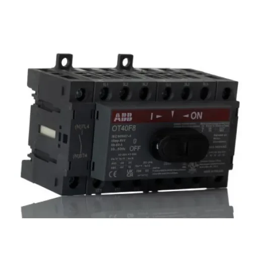 ABB 8P Pole Base Mounting Isolator Switch - 40A Maximum Current, 11kW Power Rating, IP20 - OT40F8  1SCA104938R1001 product image