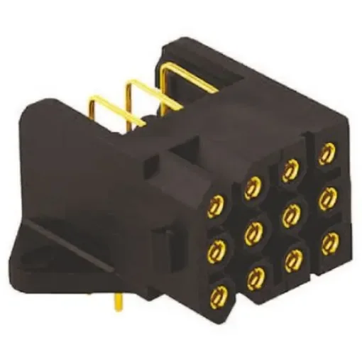 Souriau Sunbank by Eaton Connector, 12 Way, 13A, Female, SMS, Through Hole, 220.0 V - SMS12GE5 product image