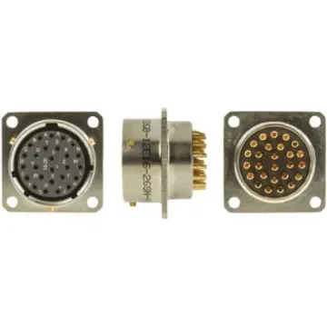 Amphenol Limited, 62GB, Nickel Iron Alloy 26 Way Box Mount MIL Spec Circular Connector Receptacle, Socket - 62GB-12E16-26SN(416) product image