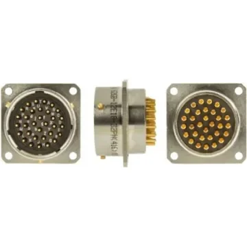 Amphenol Limited, 62GB, Nickel Iron Alloy 32 Way Box Mount MIL Spec Circular Connector Receptacle, Pin Contacts,Shell - 62GB-12E18-32PN(416) product image