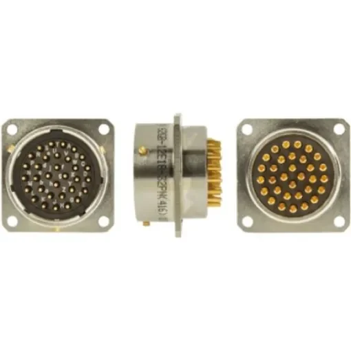 Amphenol Limited, 62GB, Nickel Iron Alloy 32 Way Box Mount MIL Spec Circular Connector Receptacle, Pin Contacts,Shell - 62GB-12E18-32PN(416) product image