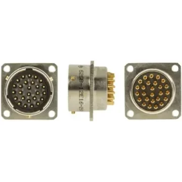 Amphenol Limited, 62GB, Nickel Iron Alloy 26 Way Box Mount MIL Spec Circular Connector Receptacle, Pin Contacts,Shell - 62GB-12E16-26PN(416) product image