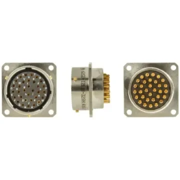 Amphenol Limited, 62GB, Nickel Iron Alloy 32 Way Box Mount MIL Spec Circular Connector Receptacle, Socket - 62GB-12E18-32SN(416) product image