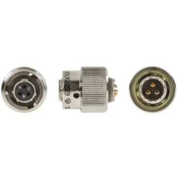 Amphenol Limited, 62GB, Nickel Iron Alloy 3 Way Cable Mount MIL Spec Circular Connector Plug, Socket Contacts,Shell - 62GB-56T08-33SN(416) product image