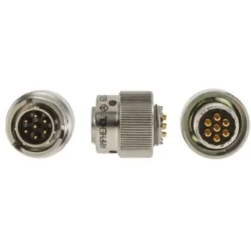 Amphenol Limited, 62GB, Nickel Iron Alloy 7 Way Cable Mount MIL Spec Circular Connector Plug, Pin Contacts,Shell Size - 62GB-56T10-07PN(416) product image