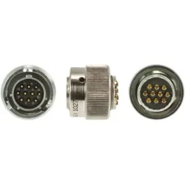 Amphenol Limited, 62GB, Nickel Iron Alloy 10 Way Cable Mount MIL Spec Circular Connector Plug, Pin Contacts,Shell Size - 62GB-56T12-10PN(416) product image