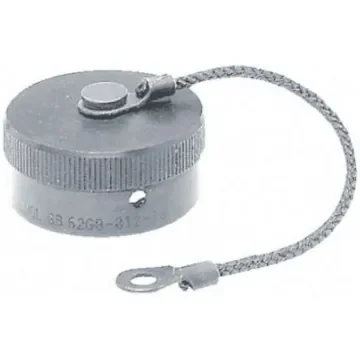 Amphenol Limited 62GB MIL-DTL-26482 Plug Dust Cap, Shell Size 10, with Nickel Finish, Aluminium - 62GB-1070-10(416) product image