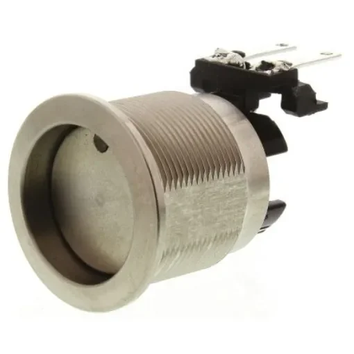 Schurter Illuminated Push Button Switch, Latching, Panel Mount, 19mm Cutout, DPDT, Red LED, 125/250V ac, IP64 (Front); - 1241.6823.1121000 product image