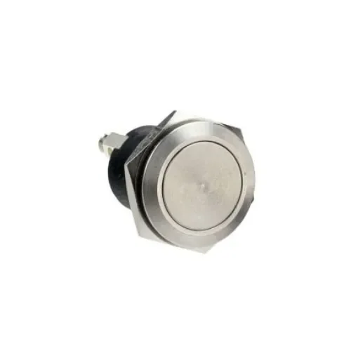 Bulgin MP Series Push Button Switch, Momentary, Panel Mount, 19.2mm Cutout, SPST, 50V ac/dc, IP68 - MP0037 product image