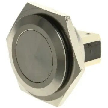 Bulgin Push Button Switch, Momentary, Panel Mount, 25.8mm Cutout, SPST, 250V ac, IP66 - MP0038 product image