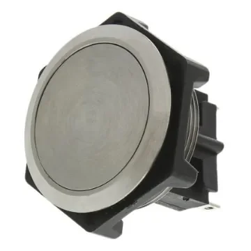 Bulgin Push Button Switch, Momentary, Panel Mount, 27.7mm Cutout, SPDT, 250V ac, IP68 - MP0050 product image