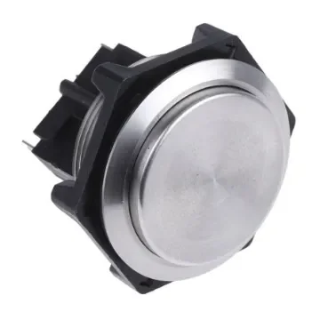 Bulgin MP Series Push Button Switch, Momentary, Panel Mount, 27.7mm Cutout, SPDT, 250V ac, IP68 - MP0050/2 product image