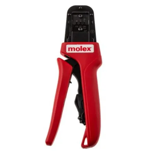 Molex PremiumGrade Hand Ratcheting Crimp Tool for MicroBlade Connector Contacts, Milli-Grid Connector Contacts - 63819-0100 product image