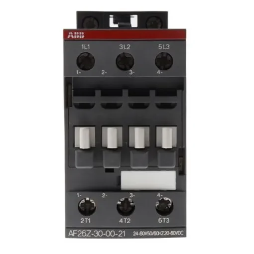 ABB AF26 AF Contactor, 24 V ac/dc Coil, 3-Pole, 45 A, 11 kW, 3NO, 690 V ac - 1SBL236001R2100  AF26Z-30-00-21 product image